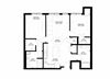 2 Bedroom Floor Plan
